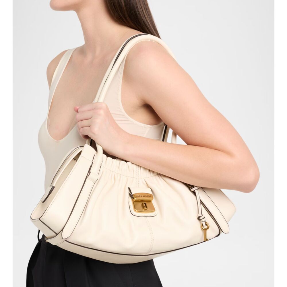 Marc Jacobs The Cristina Ivory Nappa Leather Satchel